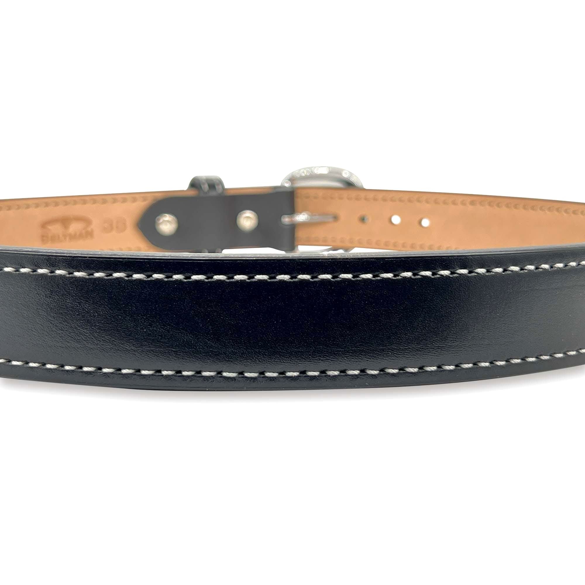 Reinforced Leather Gun Belt - 1.5 inch Width