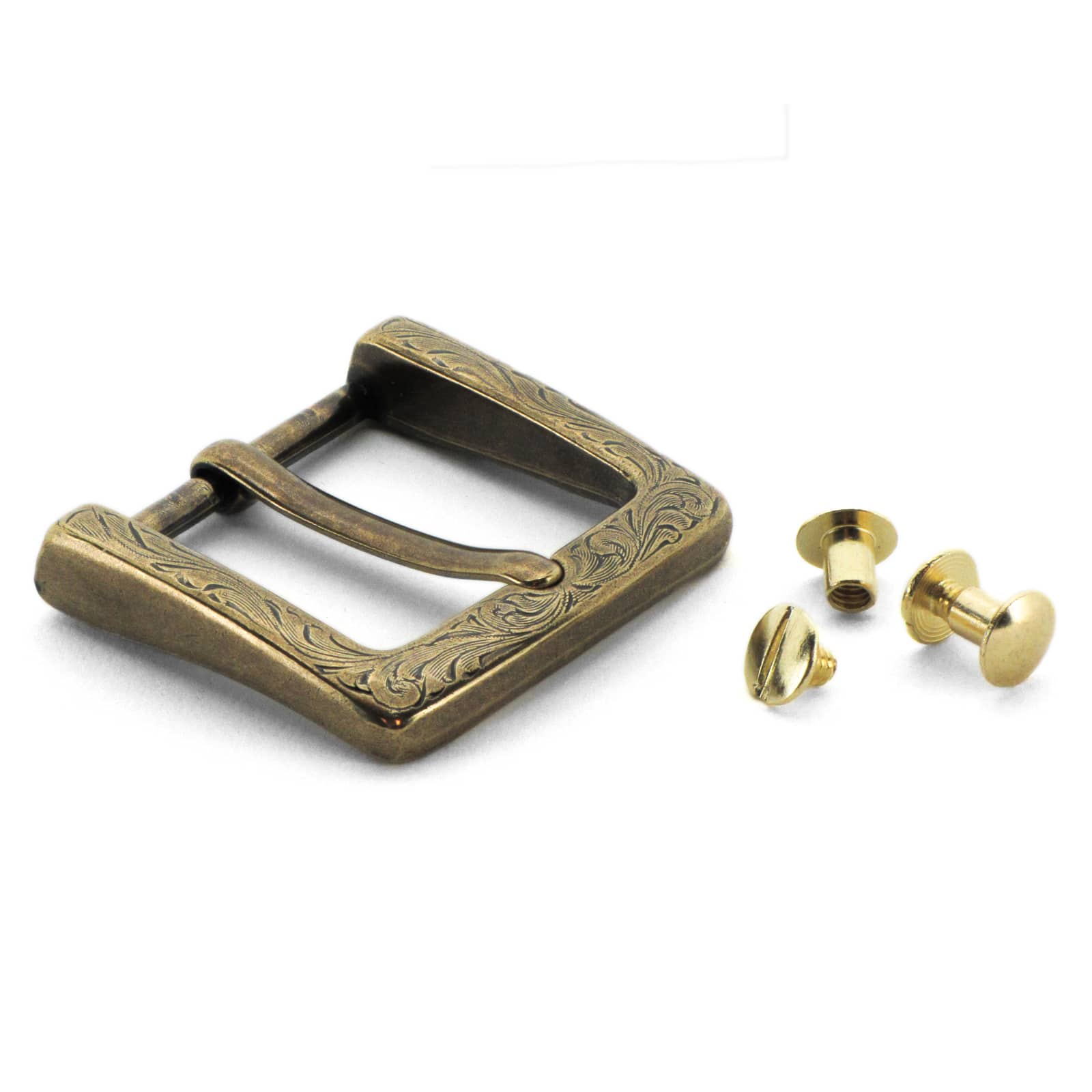 Overall Buckles - 1 1/4 - Antique Brass